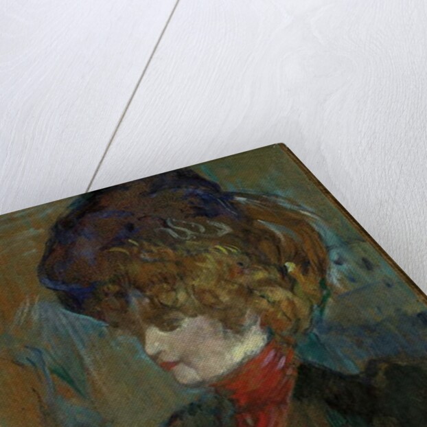 Head of an English Lady; Tete de lady anglaise, 1898 by Henri de Toulouse-Lautrec