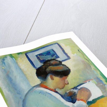 Woman Writing, 1910 by August Macke