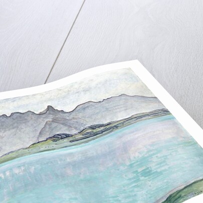 Thunersee with the Stockhorn Mountains, 1910 by Ferdinand Hodler