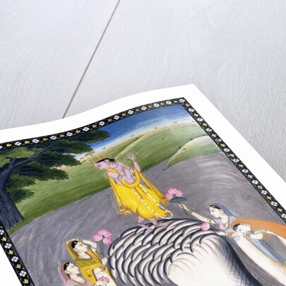 Krishna Quelling the Hydra-headed Snake, c.1790 by Giulio Carlini