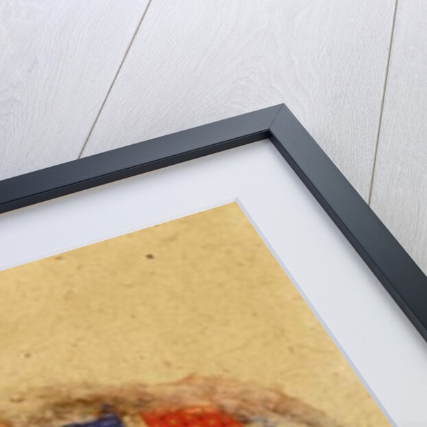 King Dasaratha Conversing with the Family Priest about Rama's Regency Inside the Palace, Whilst Courtiers and Ministers Await in the Courtyard, c.1595 by Mughal School