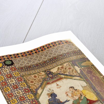 Rama Trying to Justify to Sita his Repudiation of her, c.1595 by Mughal School