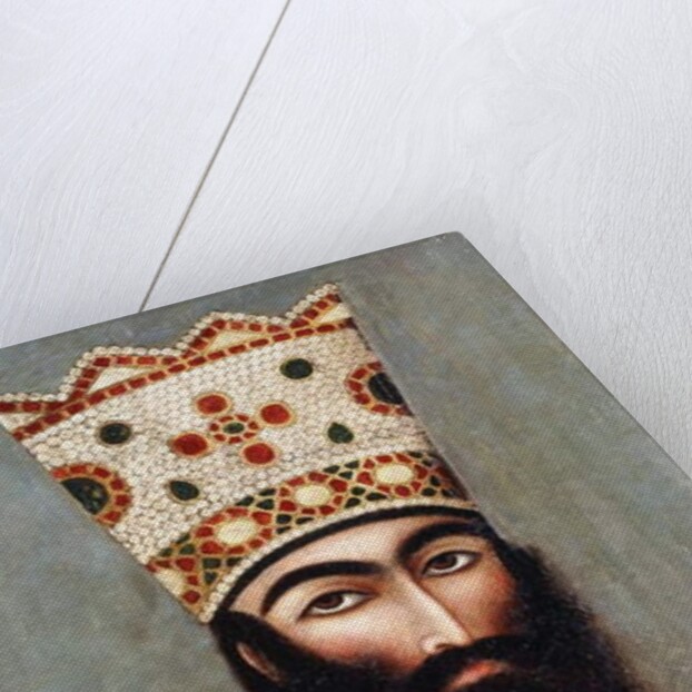 Qajar Royal Portrait; probably Fath 'Ali Shah, c.1810 by Ali Mihr