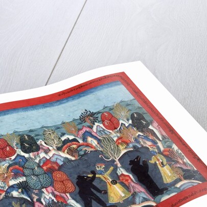 Krishna Fighting Jambavata, King of the Bears, c. 1775 by Nepalese School