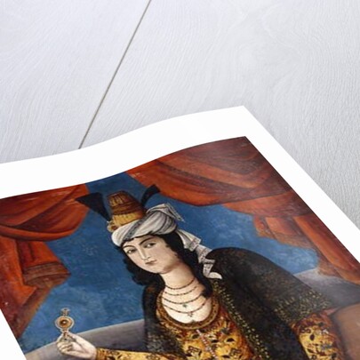 Portrait of a Lady, c. 1850 by School Qajar