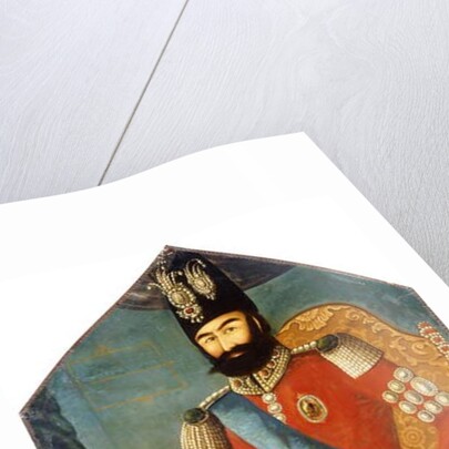 Portrait of Muhammad Shah, c. 1850 by Persian School