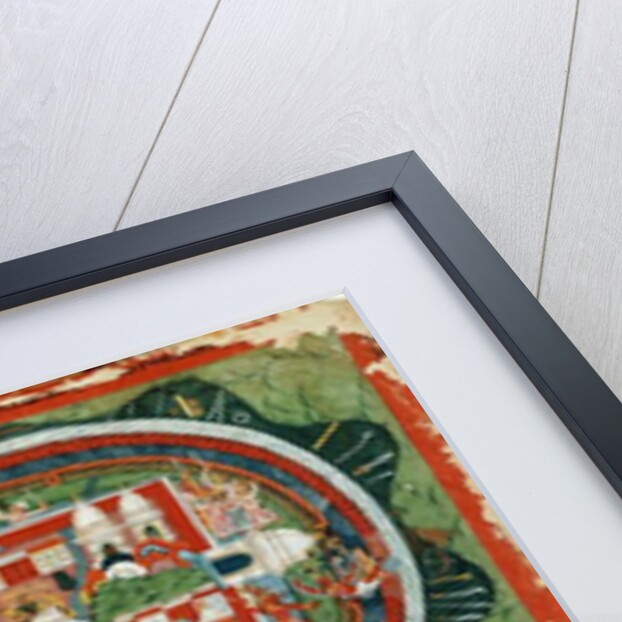 Krishna Attacking the Impregnable Castle of Prag-jyoshita, to Recover the Ear-rings of Aditi, c. 1775 by Nepalese School