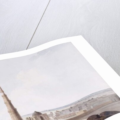 The Qutb Minar, Delhi, c. 1789 by Thomas & William Daniell