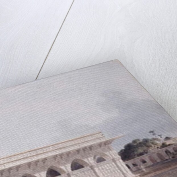 The Chaunsath Khamba Nizamuddin, Delhi, by Thomas & William (1769-1837) Daniell