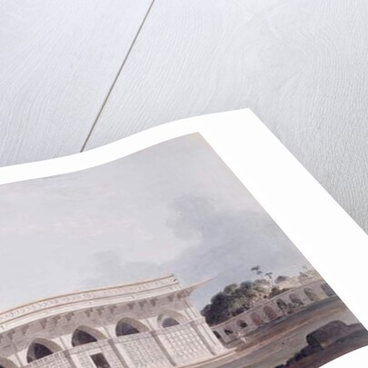 The Chaunsath Khamba Nizamuddin, Delhi, by Thomas & William (1769-1837) Daniell