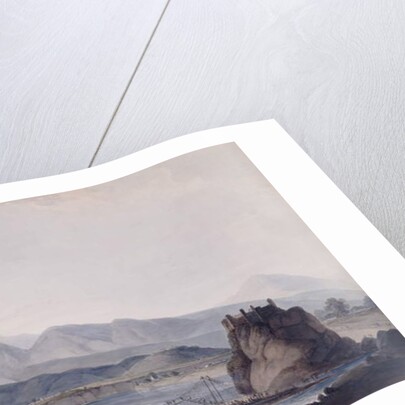 The Rope Bridge, Srinagar, Garhwal, Uttar Pradesh, by Thomas & William (1769-1837) Daniell