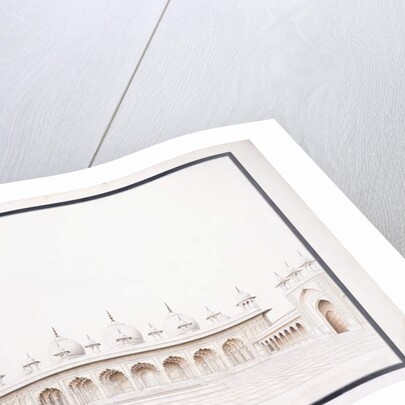 The Moti Musjid in the Fort of Agra, c. 1815 by Agra School