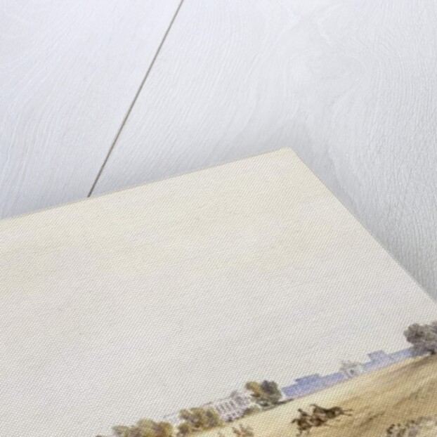 View of the Fort and Town, Calcutta, 1854 by Major General Sir Charles Walters D'Oyly