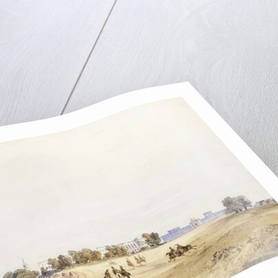 View of the Fort and Town, Calcutta, 1854 by Major General Sir Charles Walters D'Oyly