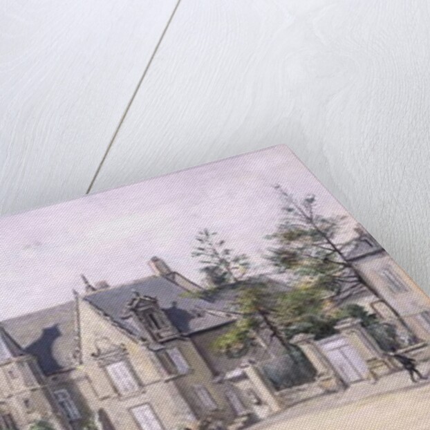 The Little Village Square; La Petite Place du Cillage, 1870 by Ludovic Piette