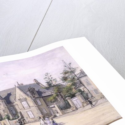 The Little Village Square; La Petite Place du Cillage, 1870 by Ludovic Piette