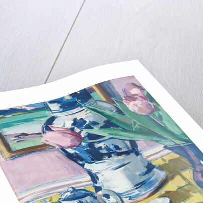 Still Life with Tulips and Iona, 1920s by Francis Campbell Boileau Cadell