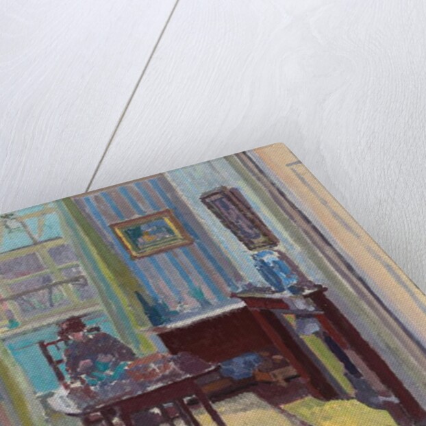 Interior of room at 6 Cambrian Road, Richmond, 1914 by Spencer Frederick Gore