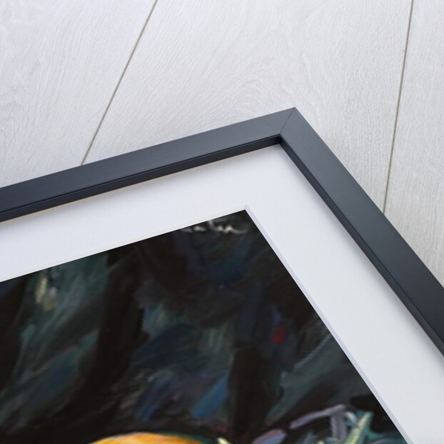 Still Life with Cut Melon, Glass and Fan, c. 1920 by George Leslie Hunter