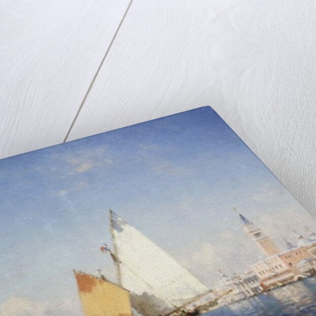 Boats on the Lagoon by Amedee Rosier