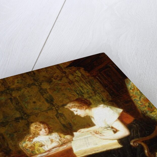 The Evening Hour by Antoine Emile Plassan