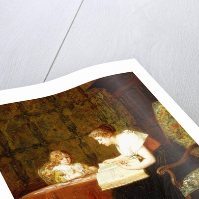 The Evening Hour by Antoine Emile Plassan