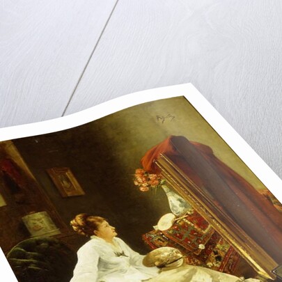 Artist at Work by Alfred Emile Stevens