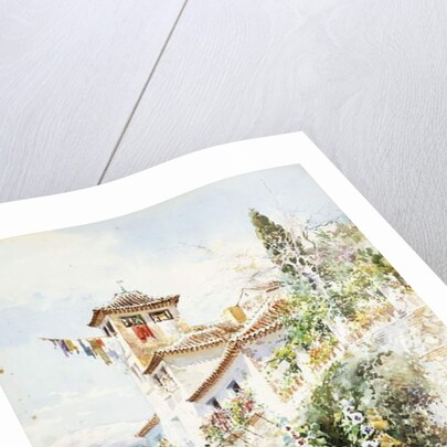 An Andalucian House and Garden in Summer by Enrique Marin Higuero