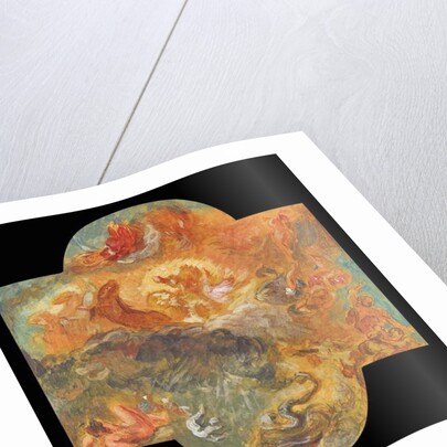 Apollo Slays Python, 1850 by Ferdinand Victor Eugene Delacroix