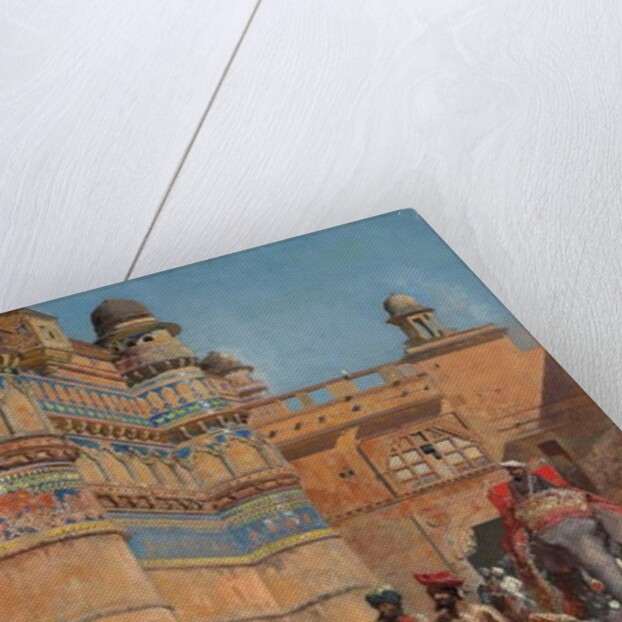 The Fort of Gwalior, Madhya Pradesh by Edwin Lord Weeks