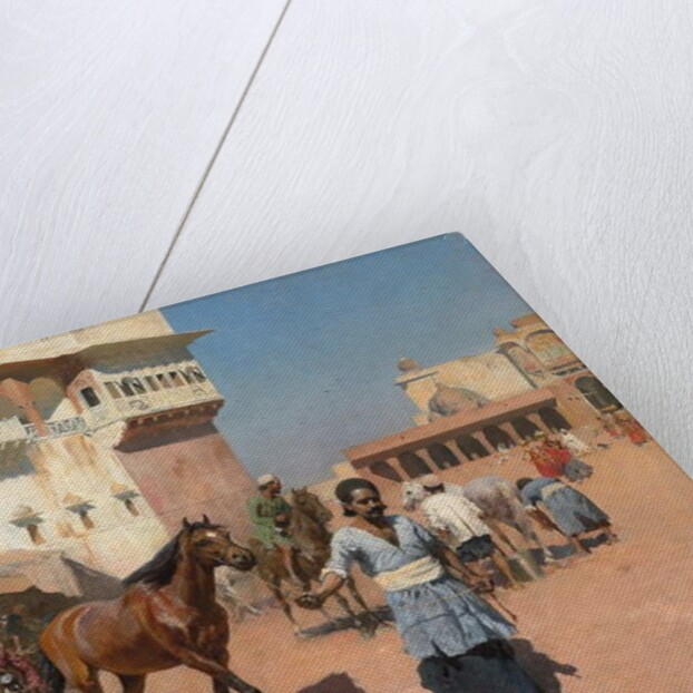 Persian Horse Dealer, Bombay, 1880s by Edwin Lord Weeks