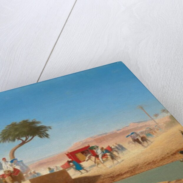 The Empress Eugenie Visiting the Pyramids by Charles Theodore Frere