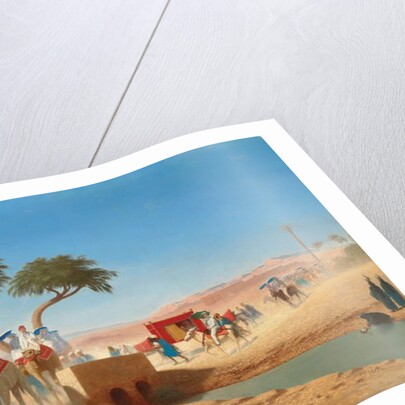 The Empress Eugenie Visiting the Pyramids by Charles Theodore Frere