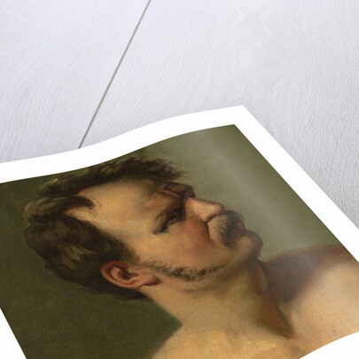 Study of a Man in Profile, c.1812 by Theodore Gericault