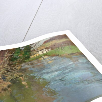 A Stream in Spring by Fritz Thaulow