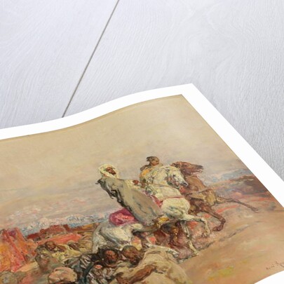 A Group of North African Horsemen, 1928 by Henri Emilien Rousseau