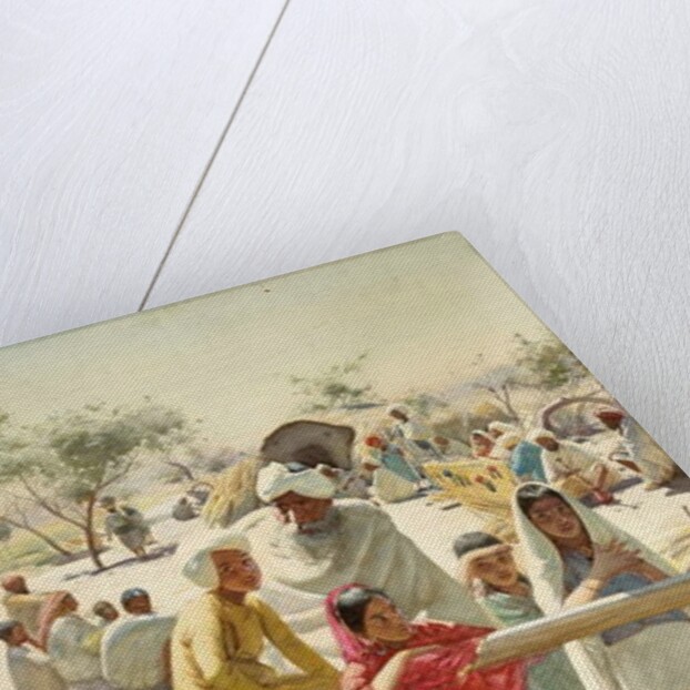 A Peep at the Train, India, 1892 by Rudolf Der G. Swoboda