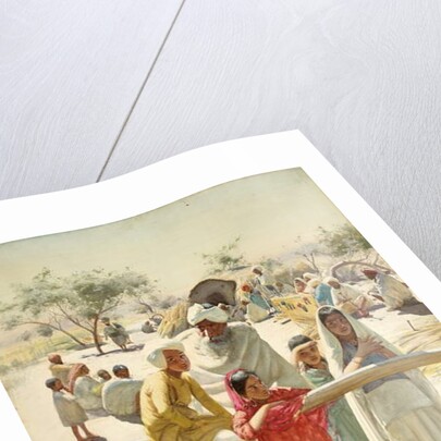 A Peep at the Train, India, 1892 by Rudolf Der G. Swoboda