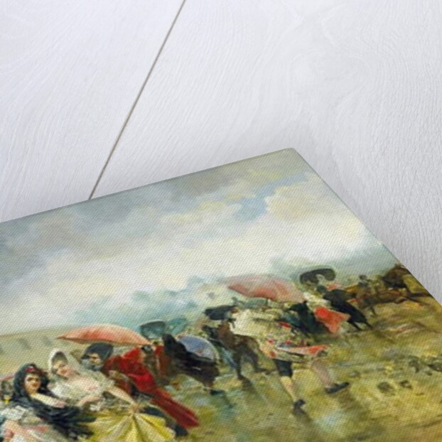 Outside the Plaza de Toros, Madrid, 1897 by Eugenio Lucas Villamil