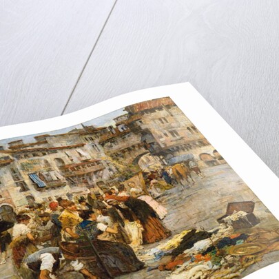 A Market in Granada by Jose Fernandez Alvarado