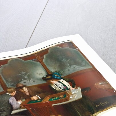 At the Cafe; Au cafe, 1909 by Jean Beraud