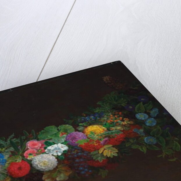 A Magnificent Garland of Fruit and Flowers, 1840 by Johan Laurents Jensen