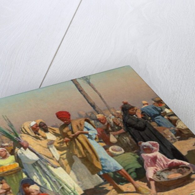 Market in Lower Egypt by Leopold Karl Muller