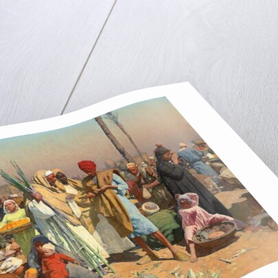 Market in Lower Egypt by Leopold Karl Muller