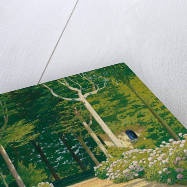 Hydrangeas on a Garden Path, 1929 by Santiago Rusinol i Prats