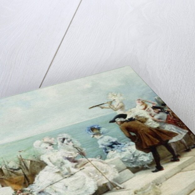 Elegant Figures Watching the Regatta, 1889 by Georges Clairin