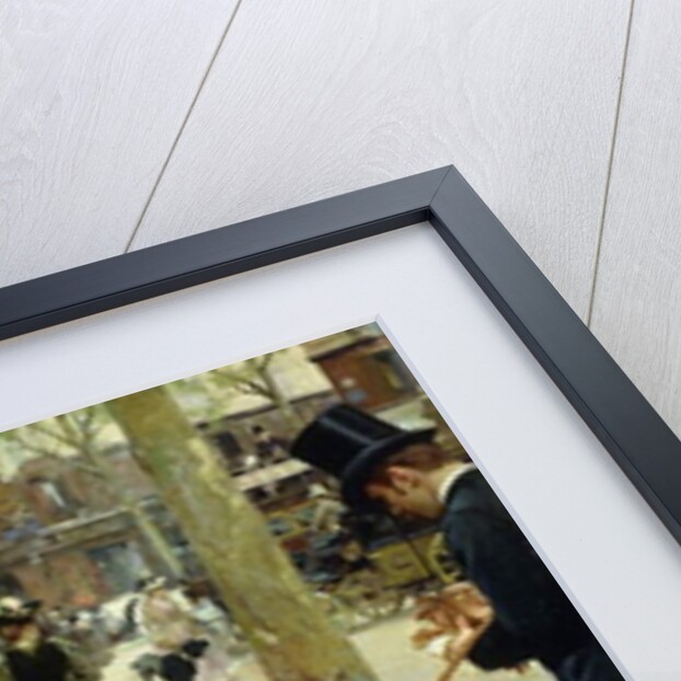 A Flower Market in Paris, 1891 by Louis de Schryver