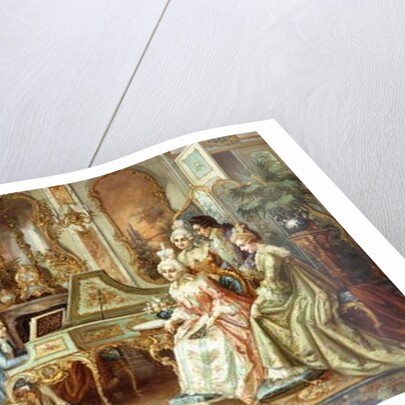 Young Mozart giving a Recital by H. Pihnnero