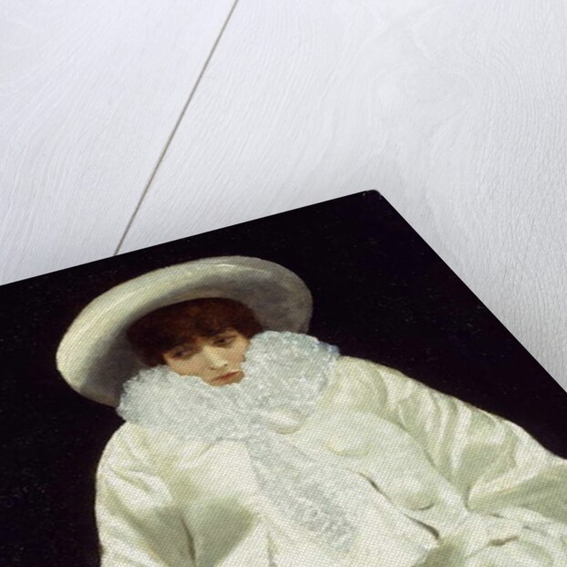 Sarah Bernhardt as Pierrot by Giuseppe or Joseph de Nittis
