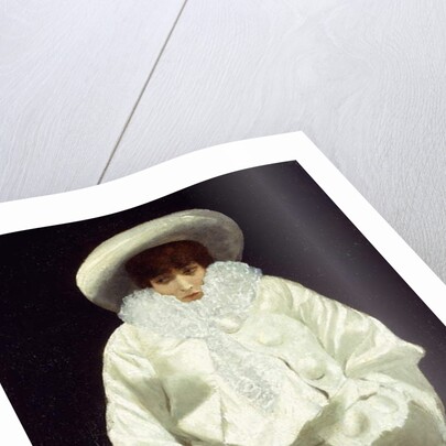 Sarah Bernhardt as Pierrot by Giuseppe or Joseph de Nittis